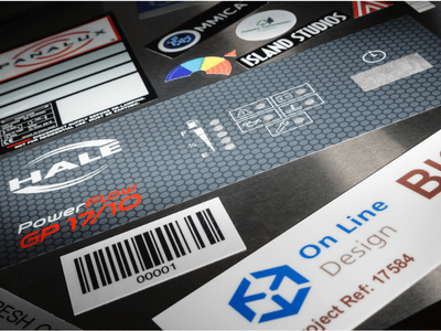 Bar Code Data Duragraphic Labels