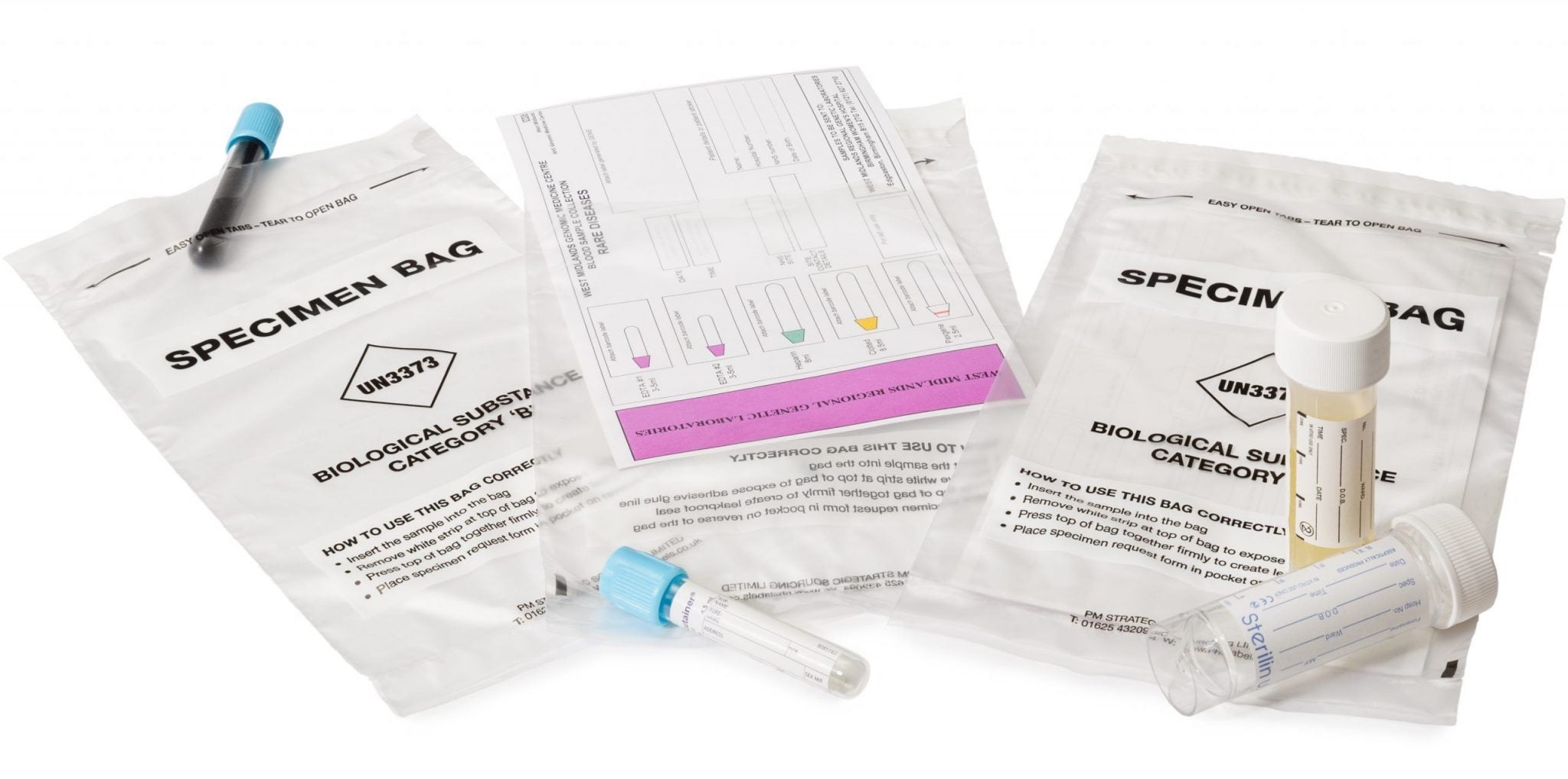 Bar Code Data Specimen Bags