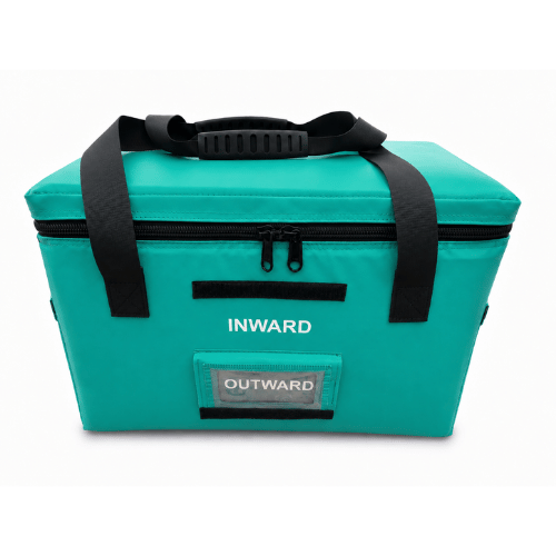 Bar Code Data Insulated Pharmacy Transport Bag