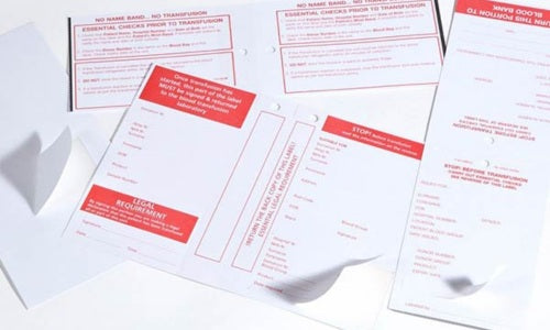 Bar Code Data Blood Sample Labels
