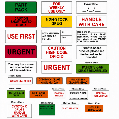 Bar Code Data Custom Pharmacy Labels