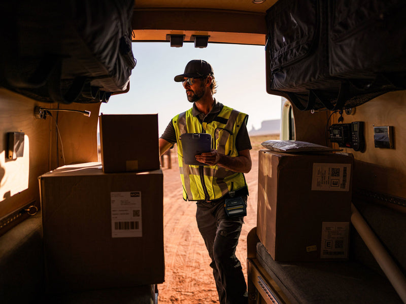 Bar Code Data Order and Delivery Tracking