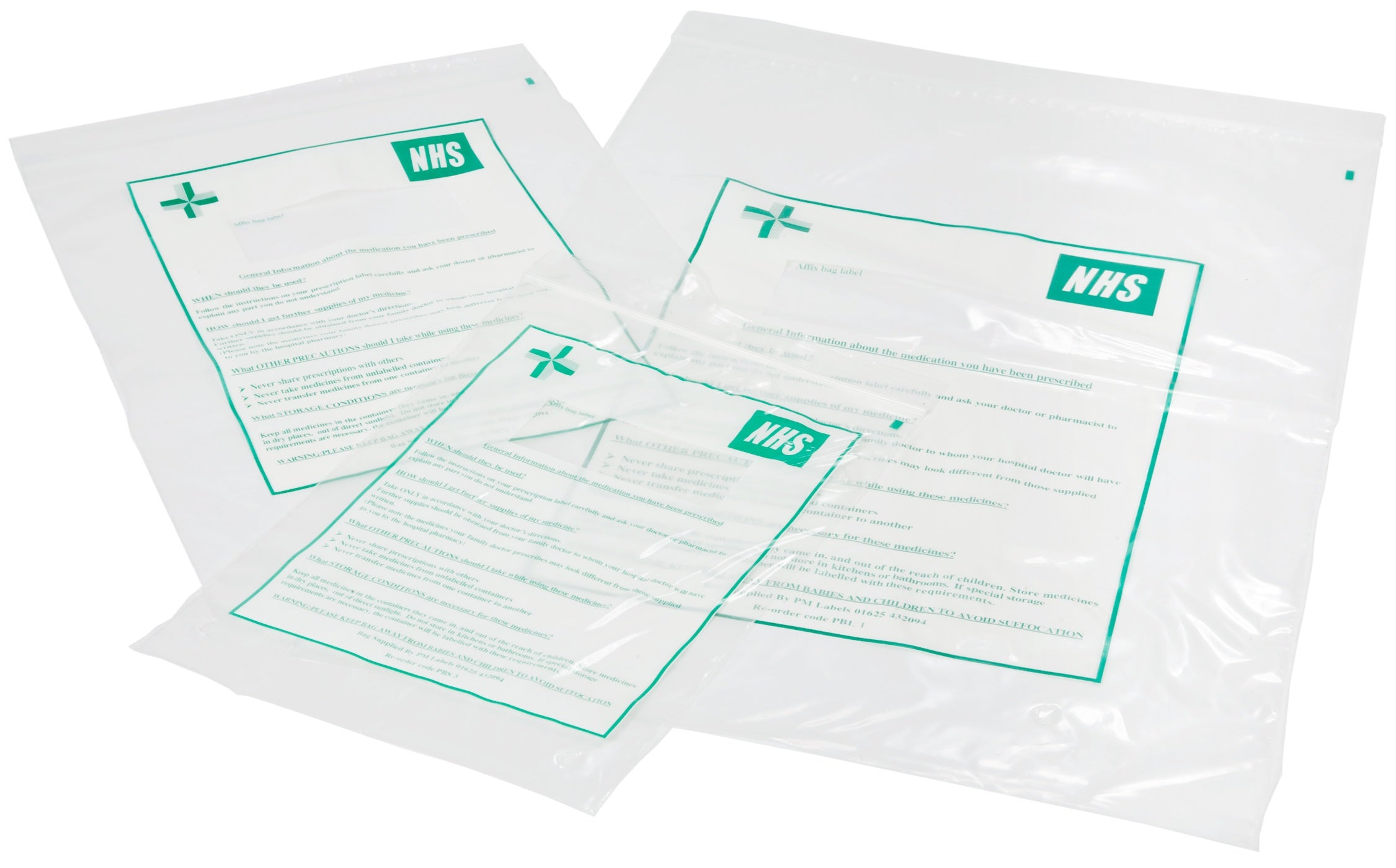 Bar Code Data Pharmacy Dispensing bag