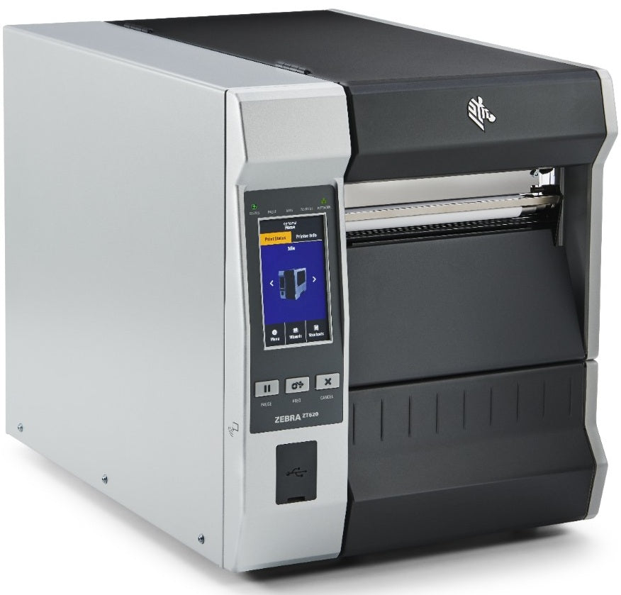 Zebra ZT620 High Performance Industrial 6-inch Wide Barcode Label Printer