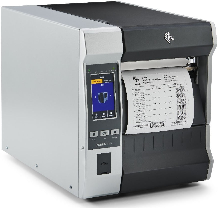 Zebra ZT620 High Performance Industrial 6-inch Wide Barcode Label Printer