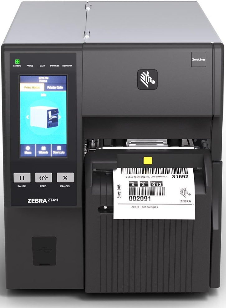 Zebra ZT411 4-Inch Industrial Label Printer