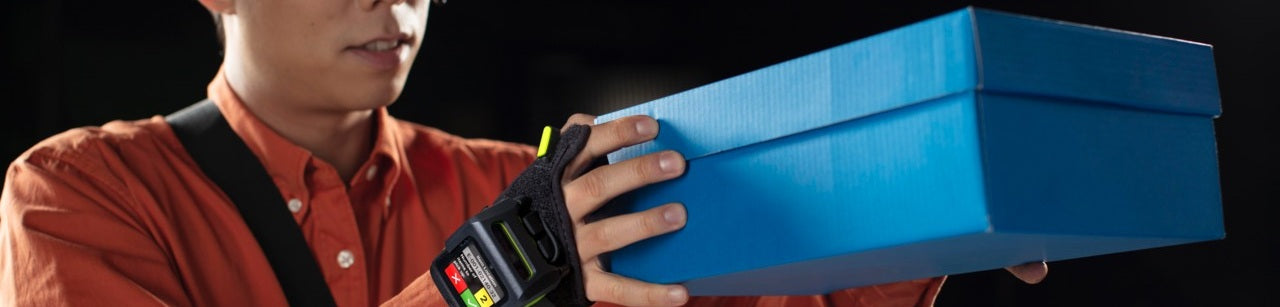 Bar Code Data Wearable Technology in use