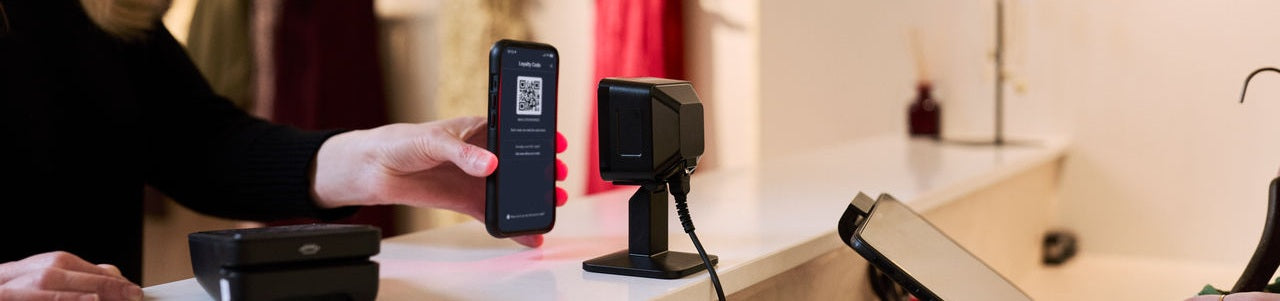 Bar Code Data Barcode Scanner in use