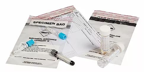 Bar Code Data Leak Proof Specimen Bags