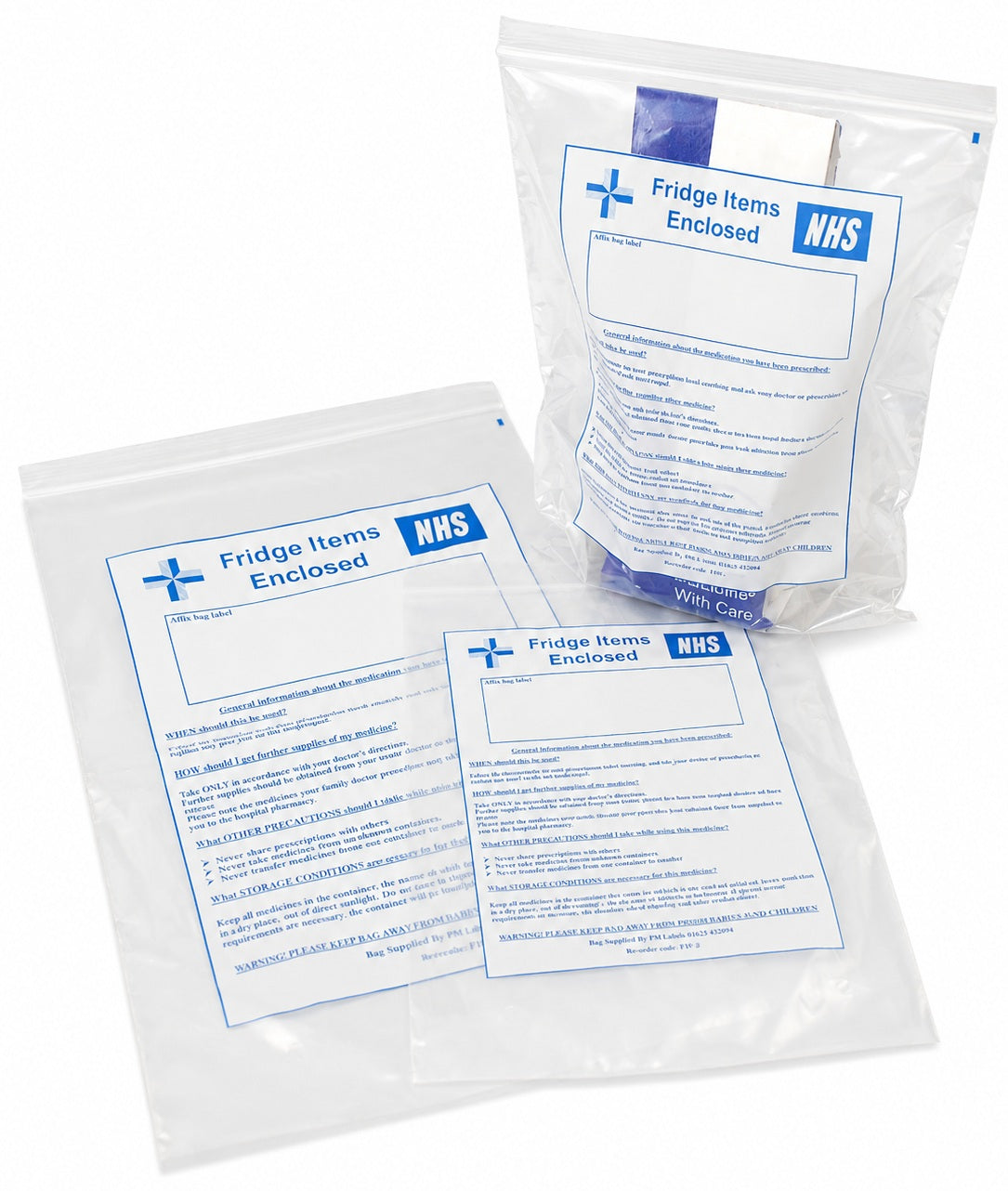 Bar Code Data Pharmacy Fridge bag
